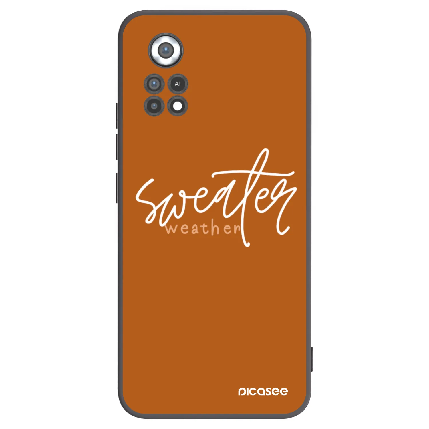 Picasee husă neagră din silicon pentru Xiaomi Poco X4 Pro 5G - Sweater weather