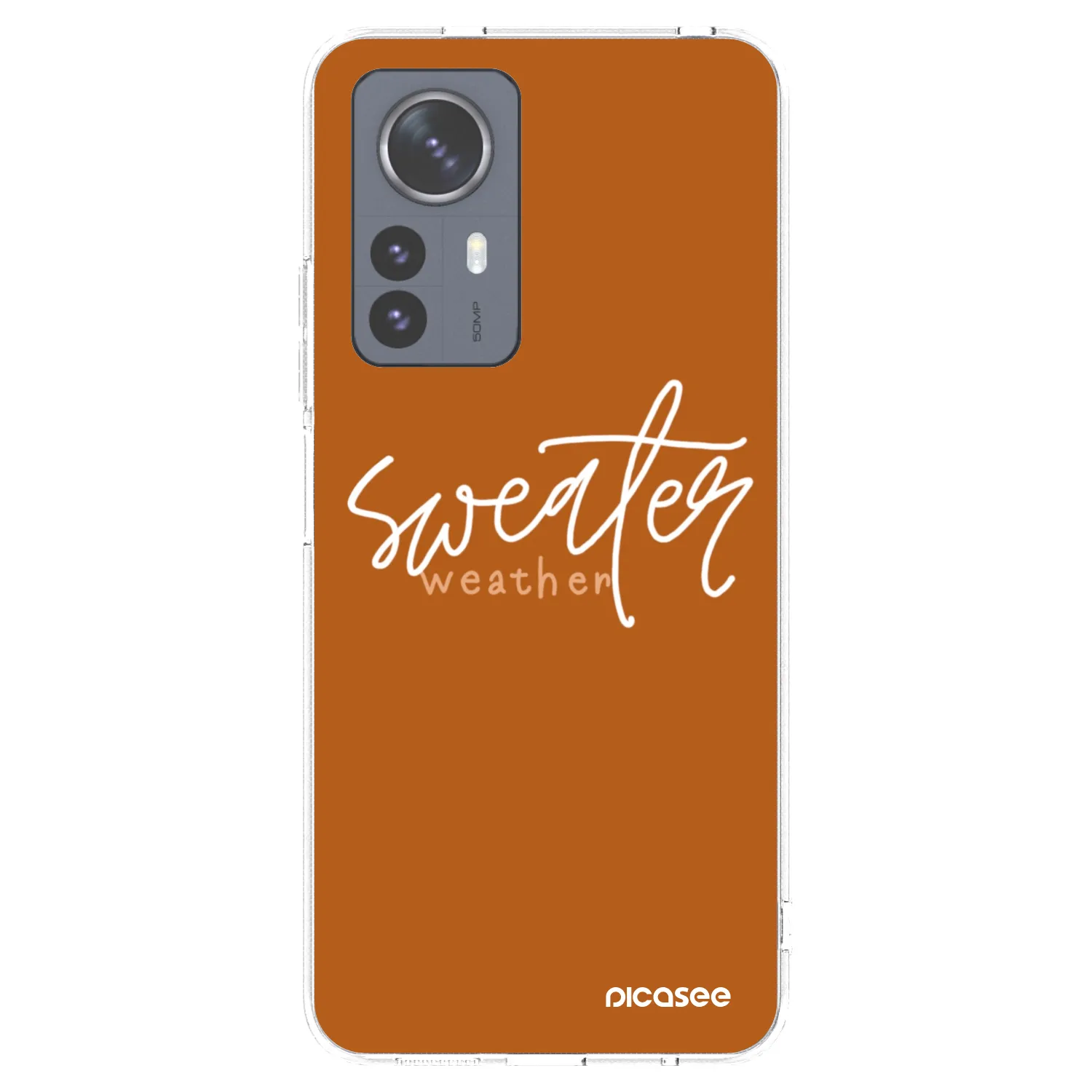 Picasee husă transparentă din silicon pentru Xiaomi 12 Pro - Sweater weather