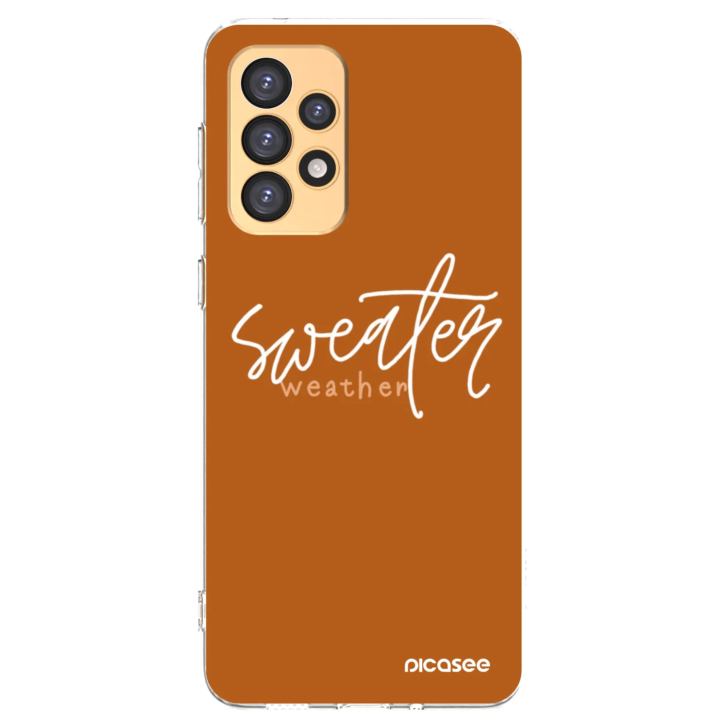 Picasee husă transparentă din silicon pentru Samsung Galaxy A33 5G A336 - Sweater weather