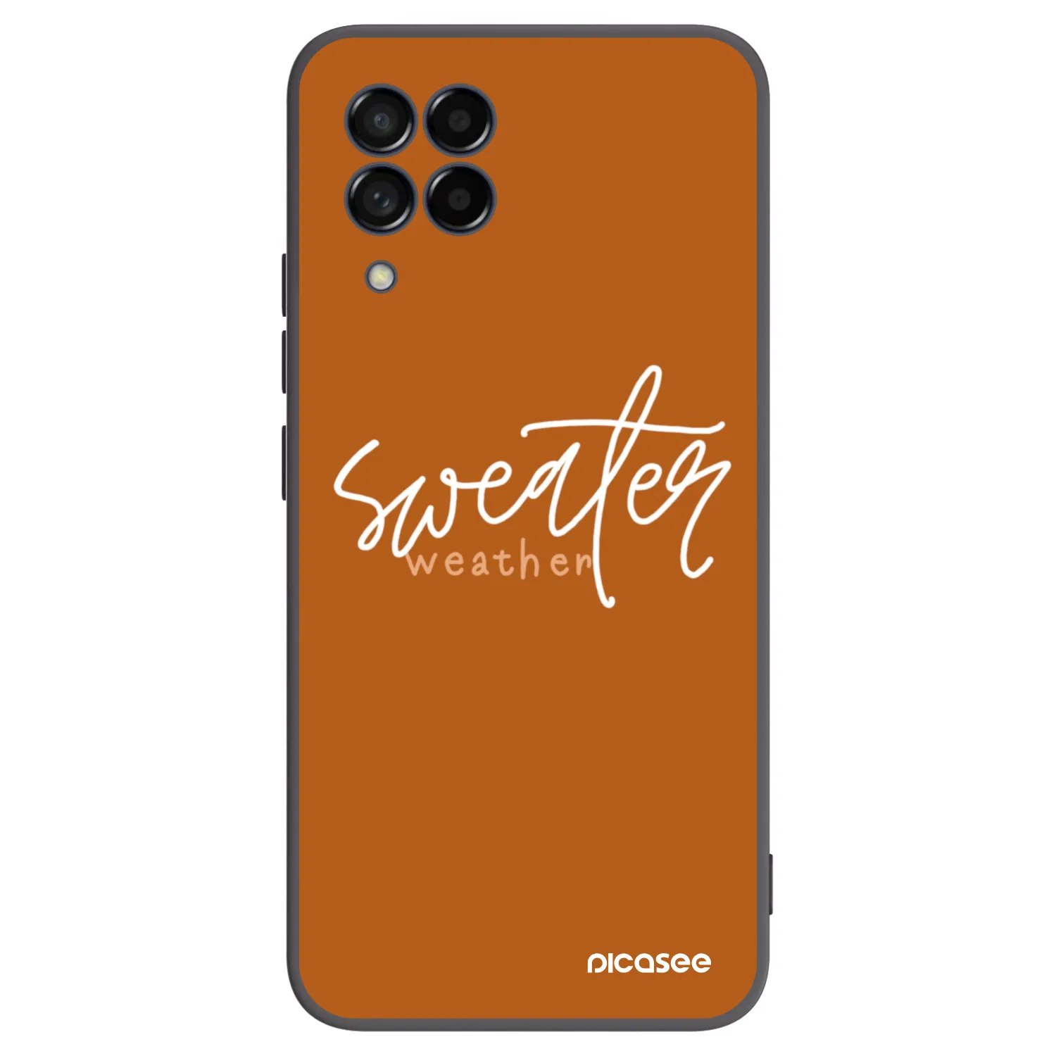 Picasee husă neagră din silicon pentru Samsung Galaxy M53 5G - Sweater weather