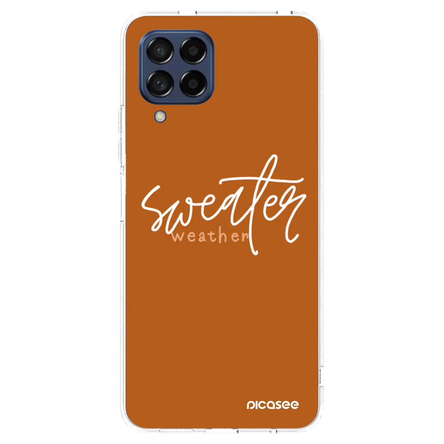 Picasee husă transparentă din silicon pentru Samsung Galaxy M53 5G - Sweater weather