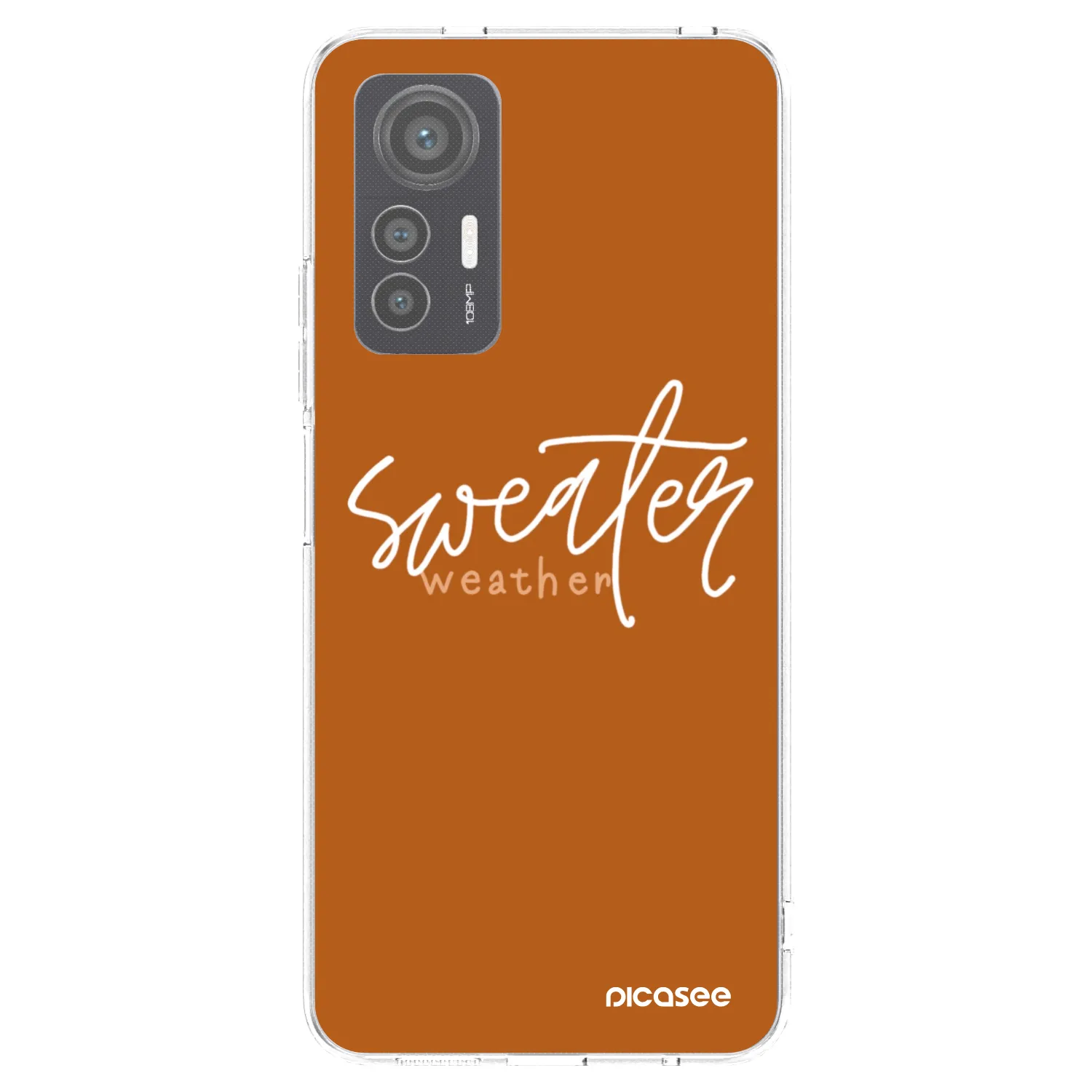 Picasee husă transparentă din silicon pentru Xiaomi 12 Lite - Sweater weather