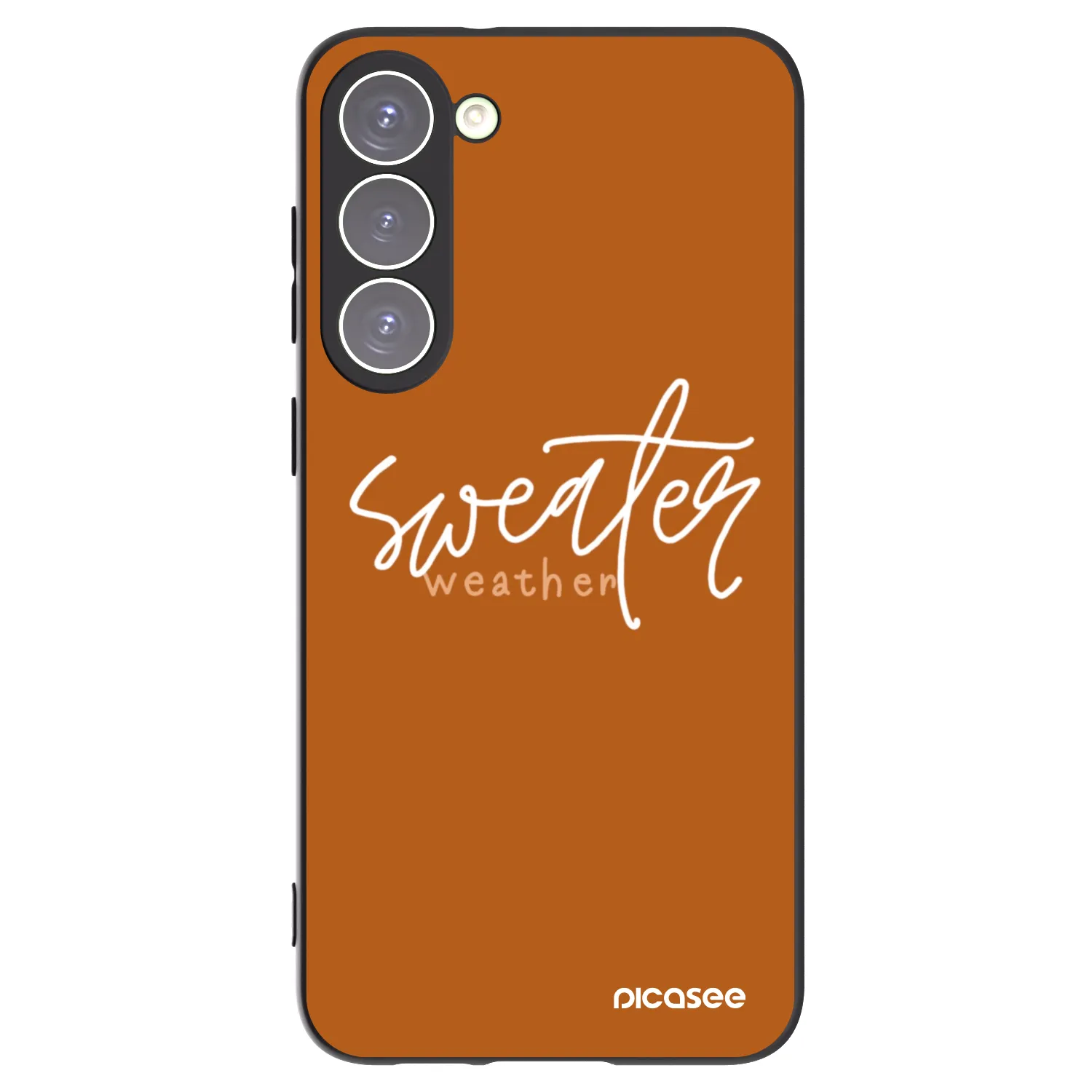 Picasee husă neagră din silicon pentru Samsung Galaxy S23+ 5G - Sweater weather