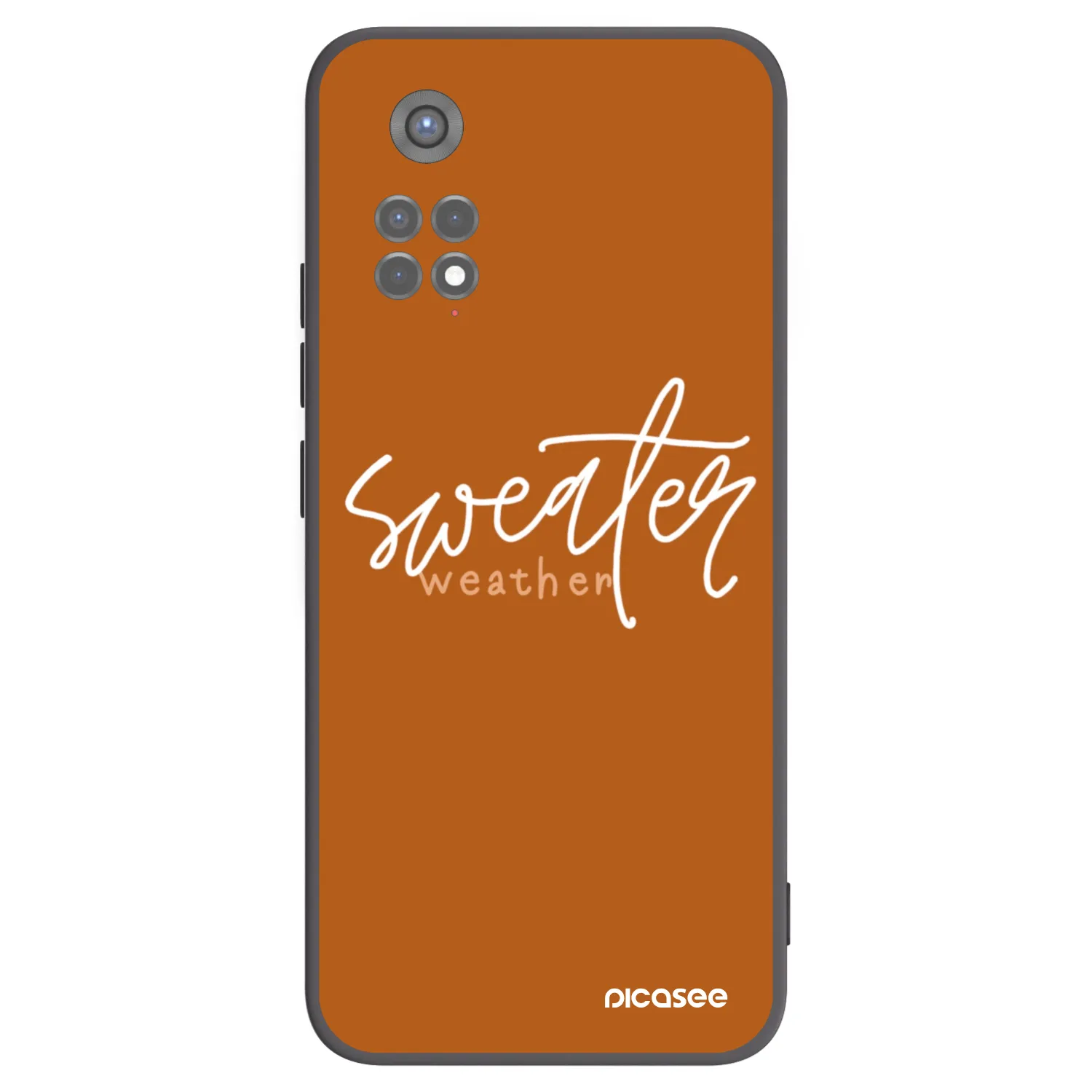 Picasee husă neagră din silicon pentru Xiaomi Redmi Note 11S 5G - Sweater weather