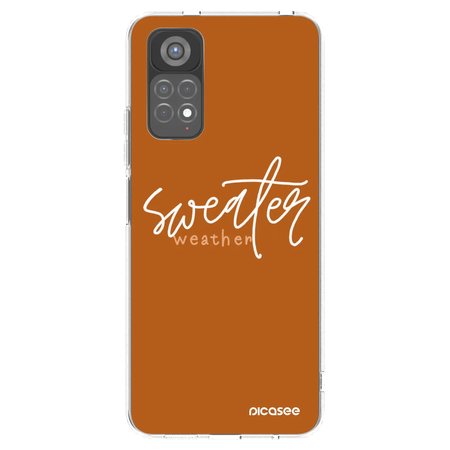 Picasee husă transparentă din silicon pentru Xiaomi Redmi Note 11S 5G - Sweater weather