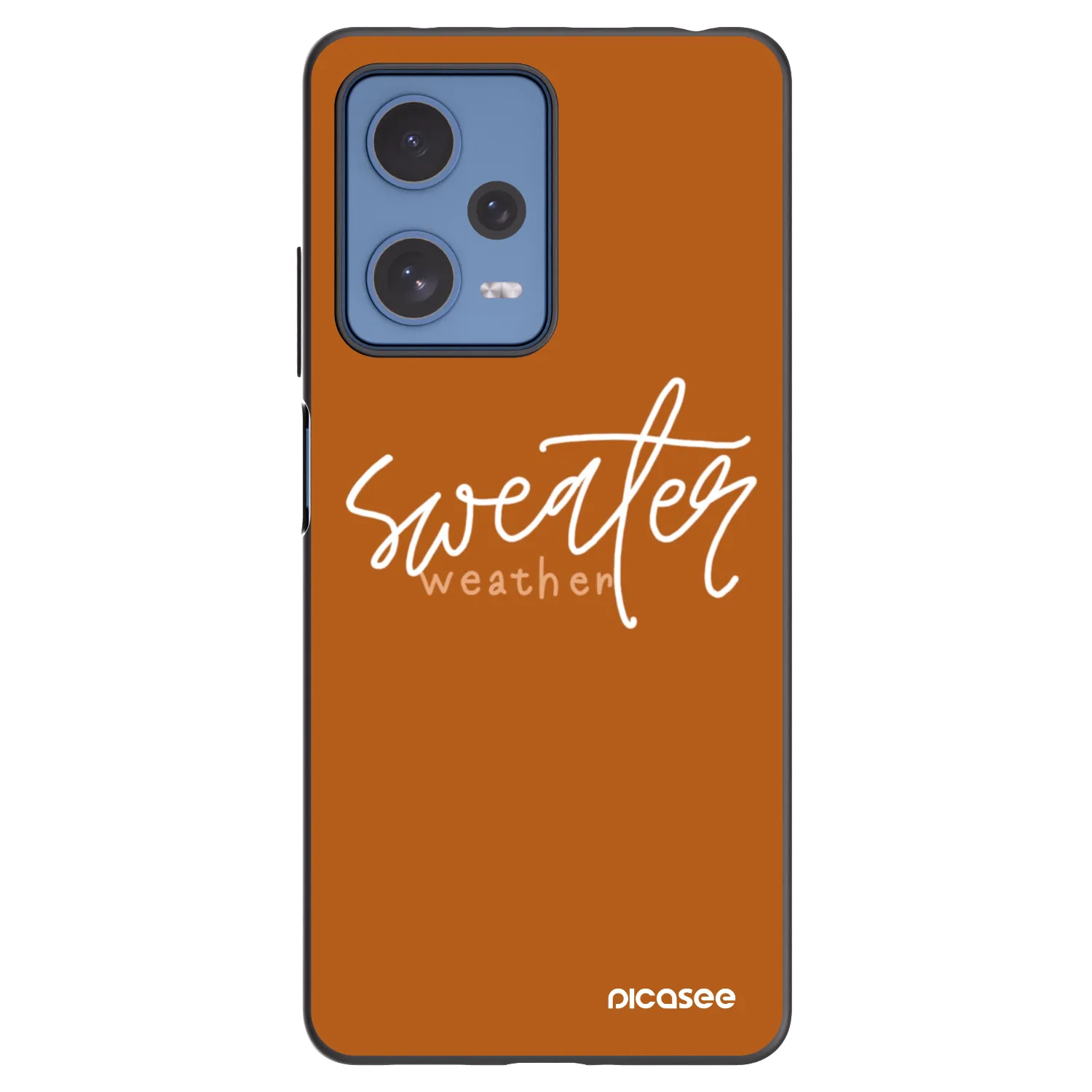 Picasee husă neagră din silicon pentru Xiaomi Redmi Note 12 Pro 5G - Sweater weather