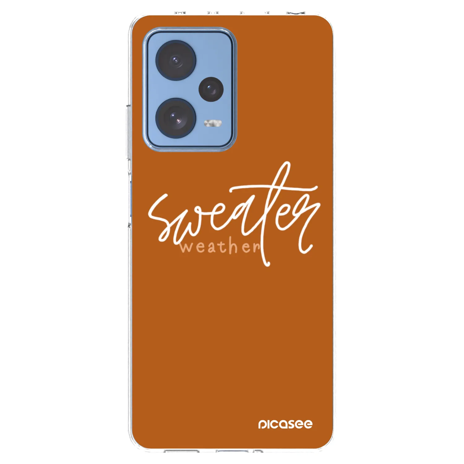 Picasee husă transparentă din silicon pentru Xiaomi Redmi Note 12 Pro 5G - Sweater weather