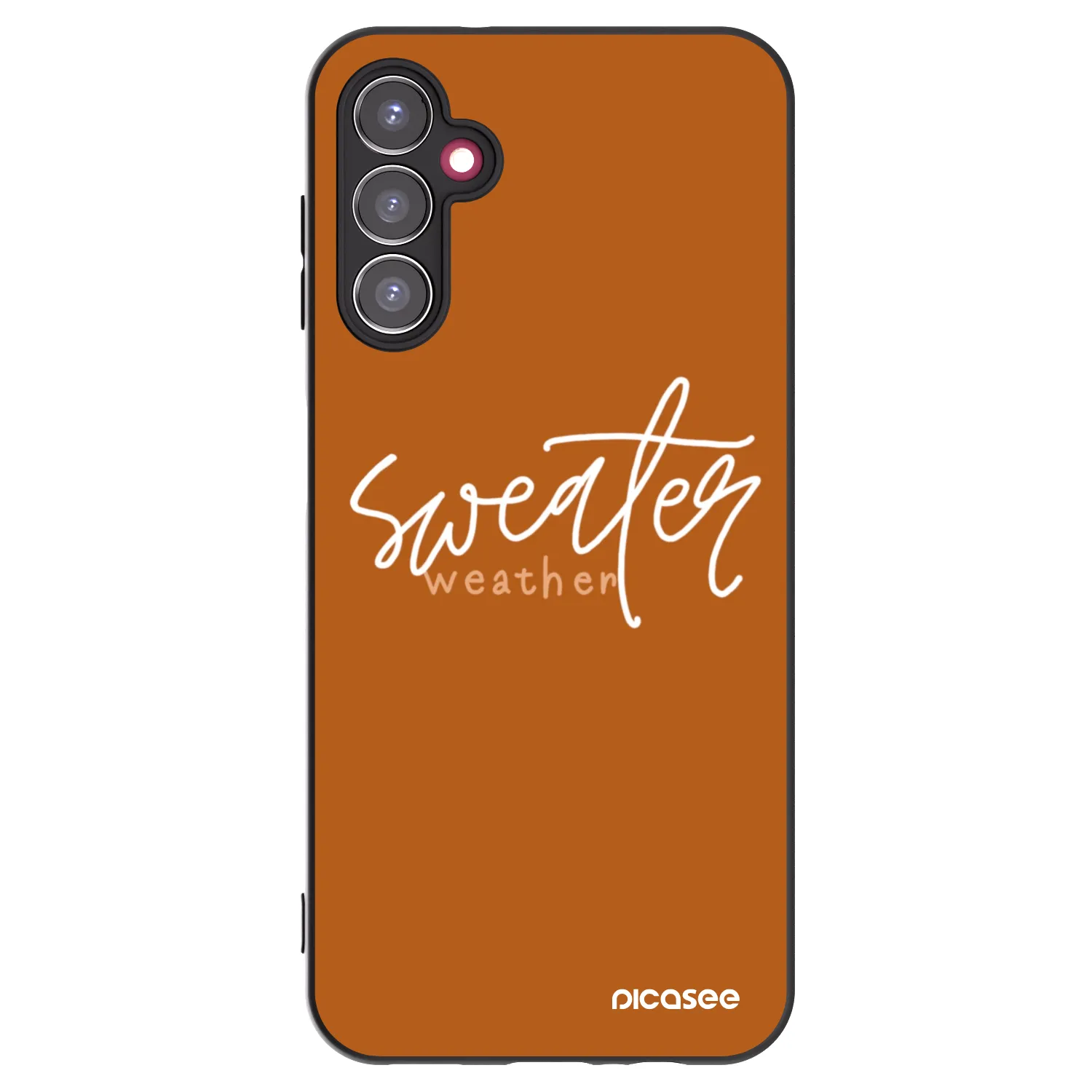 Picasee husă neagră din silicon pentru Samsung Galaxy A14 5G A146P - Sweater weather