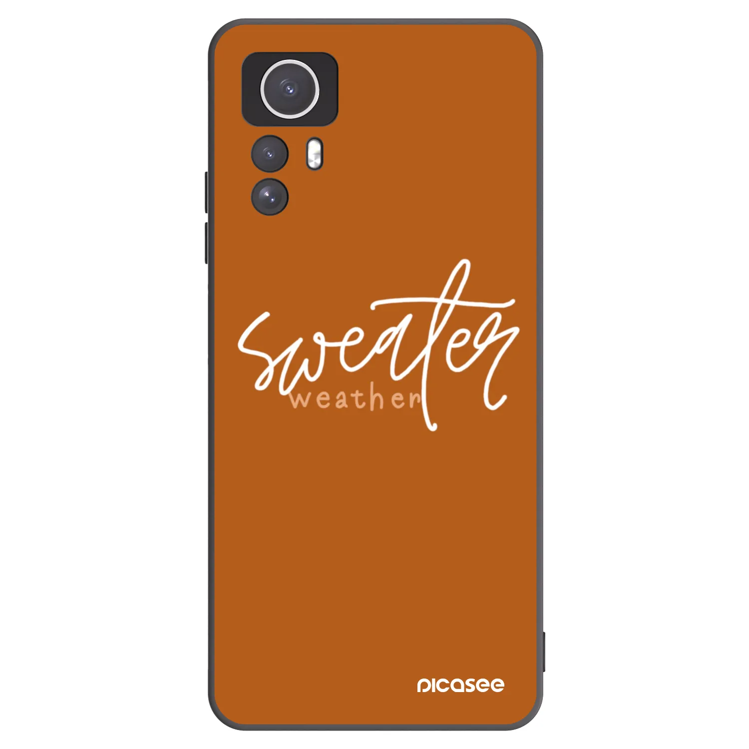 Picasee husă neagră din silicon pentru Xiaomi Redmi Note 12S - Sweater weather