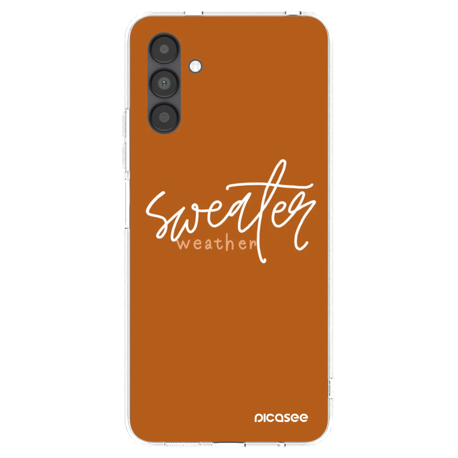 Picasee husă transparentă din silicon pentru Samsung Galaxy A04s A047F - Sweater weather