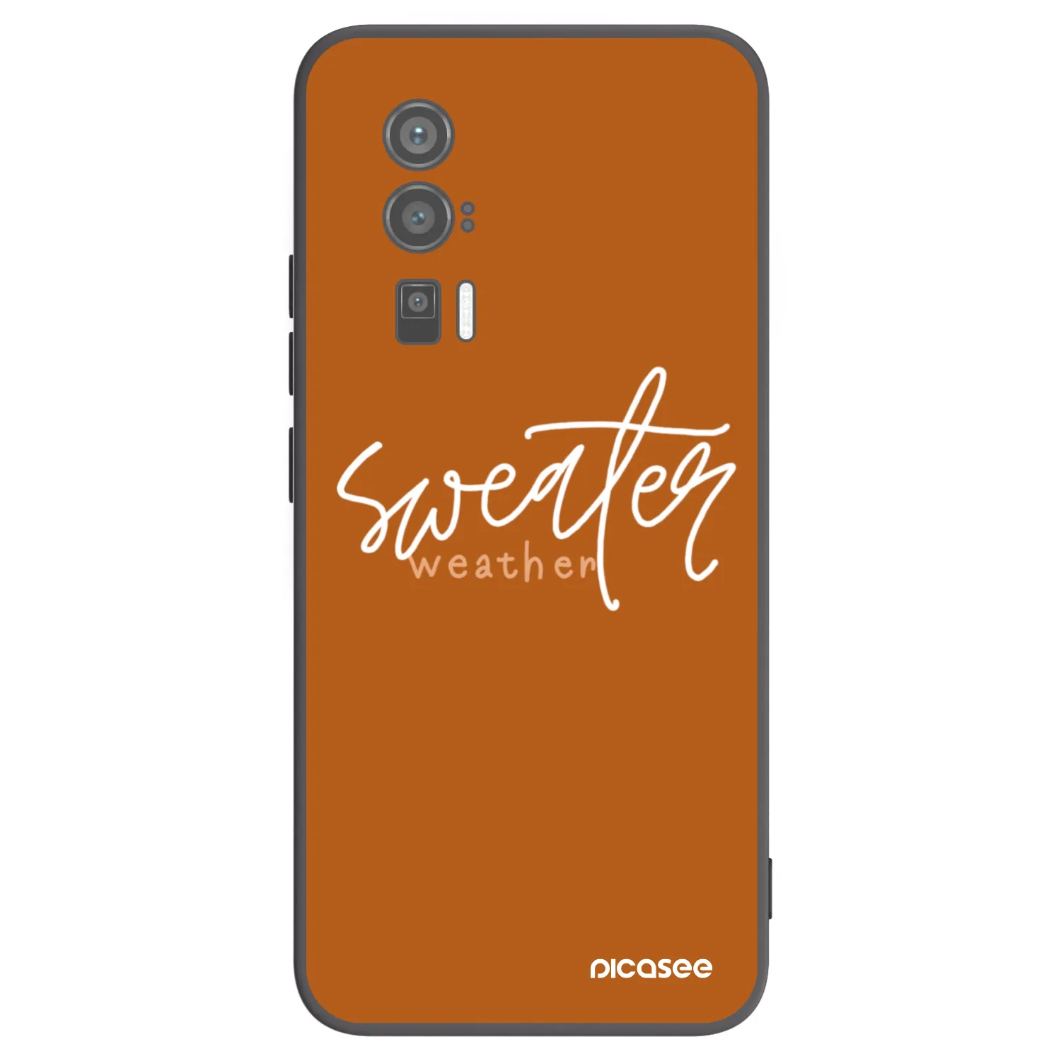 Picasee husă neagră din silicon pentru Xiaomi Poco F5 Pro 5G - Sweater weather