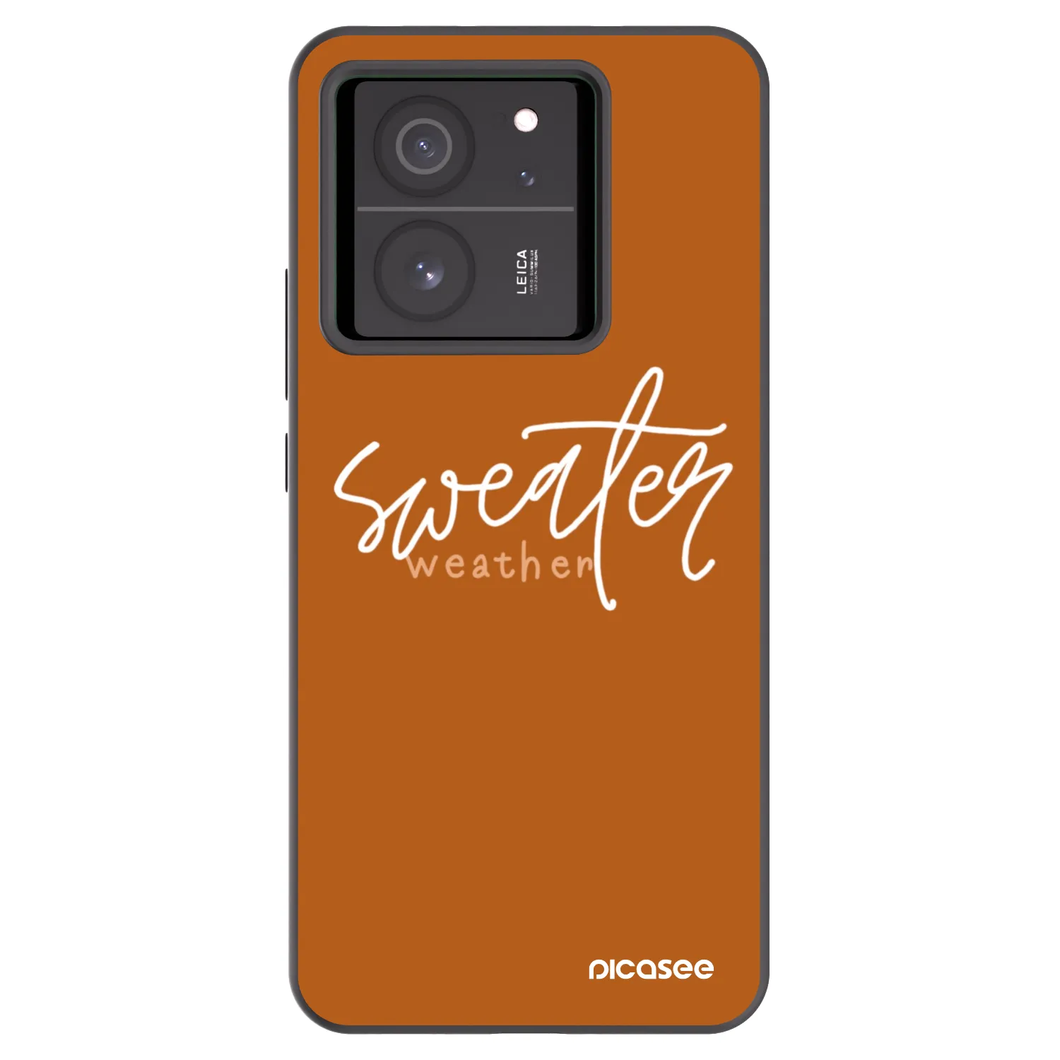 Picasee husă neagră din silicon pentru Xiaomi 13T - Sweater weather