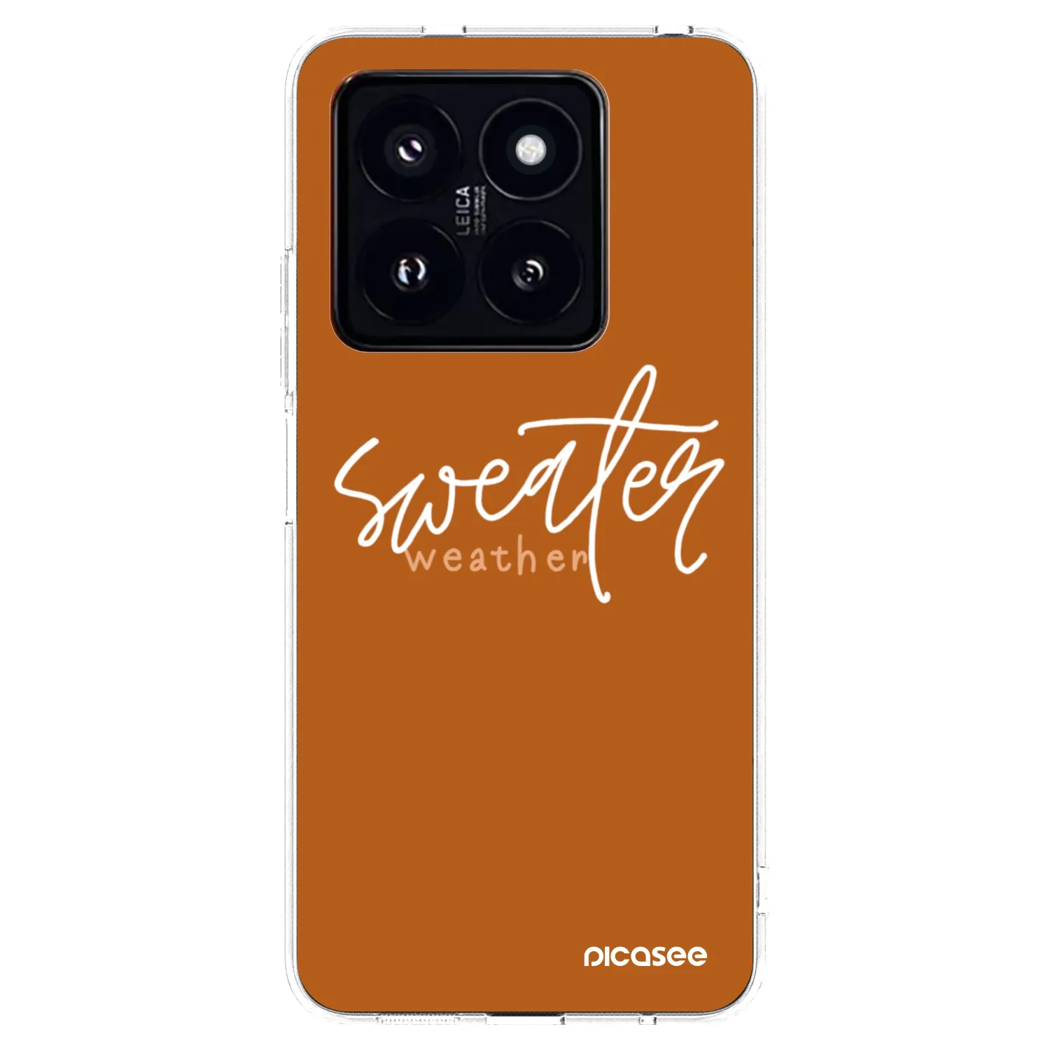 Picasee husă transparentă din silicon pentru Xiaomi 14 Pro - Sweater weather