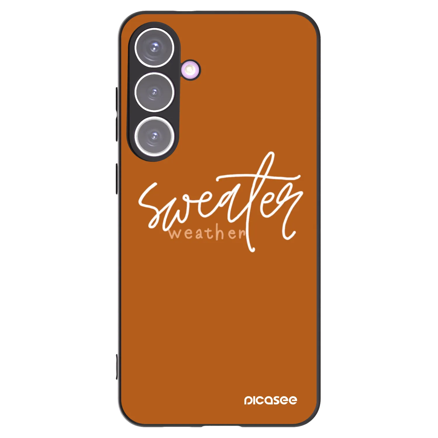 Picasee husă neagră din silicon pentru Samsung Galaxy S24+ S926B 5G - Sweater weather