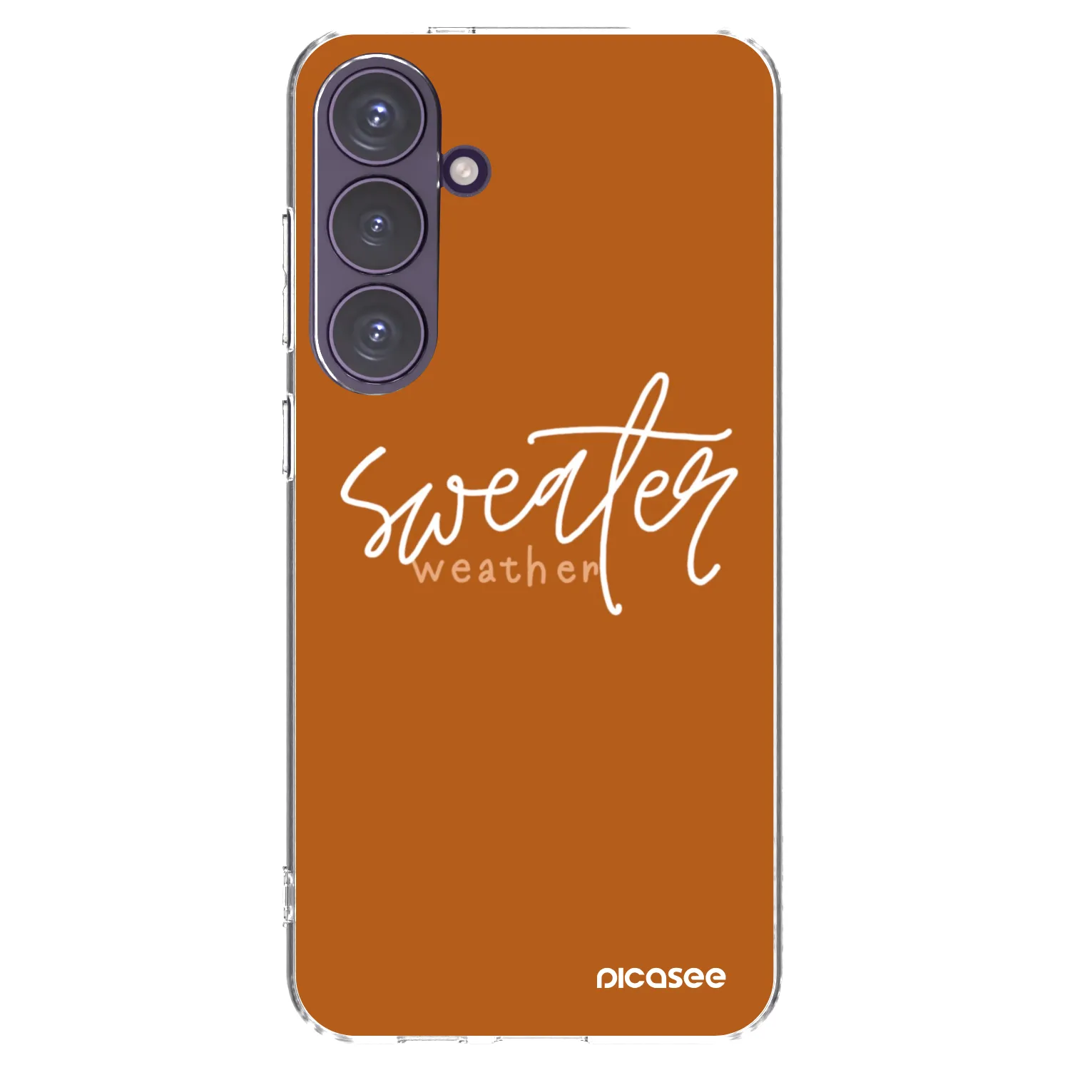 Picasee husă transparentă din silicon pentru Samsung Galaxy S24+ S926B 5G - Sweater weather