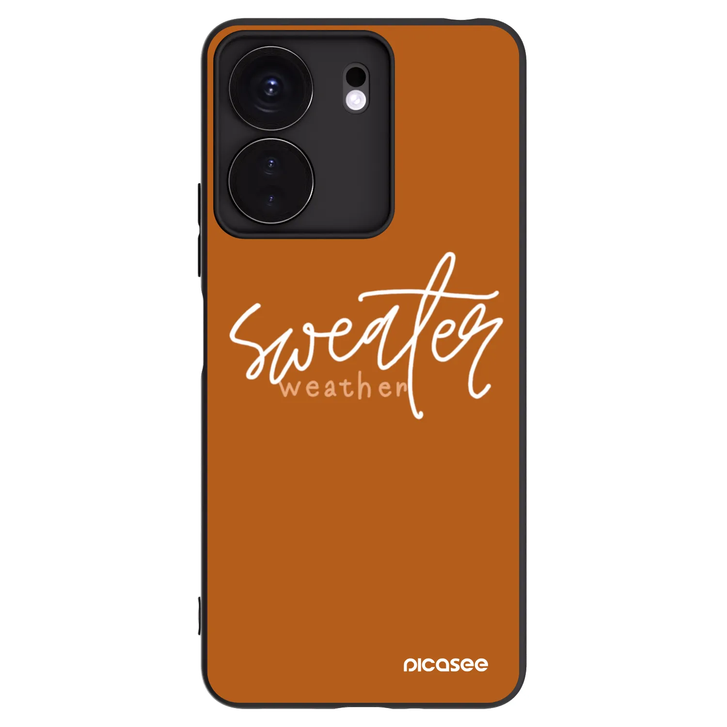 Picasee husă neagră din silicon pentru Xiaomi Redmi 13C 4G - Sweater weather
