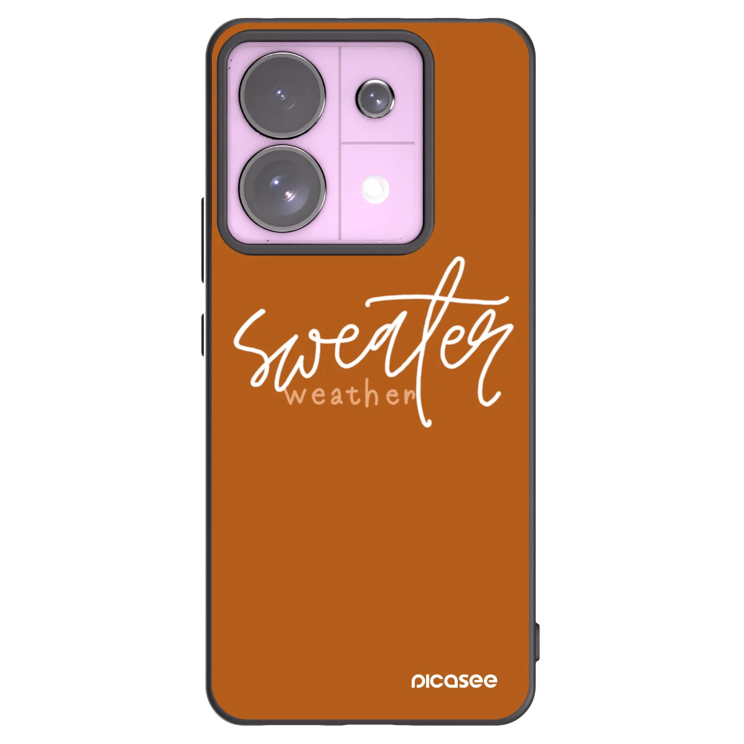 Picasee husă neagră din silicon pentru Xiaomi Redmi Note 13 Pro 5G - Sweater weather