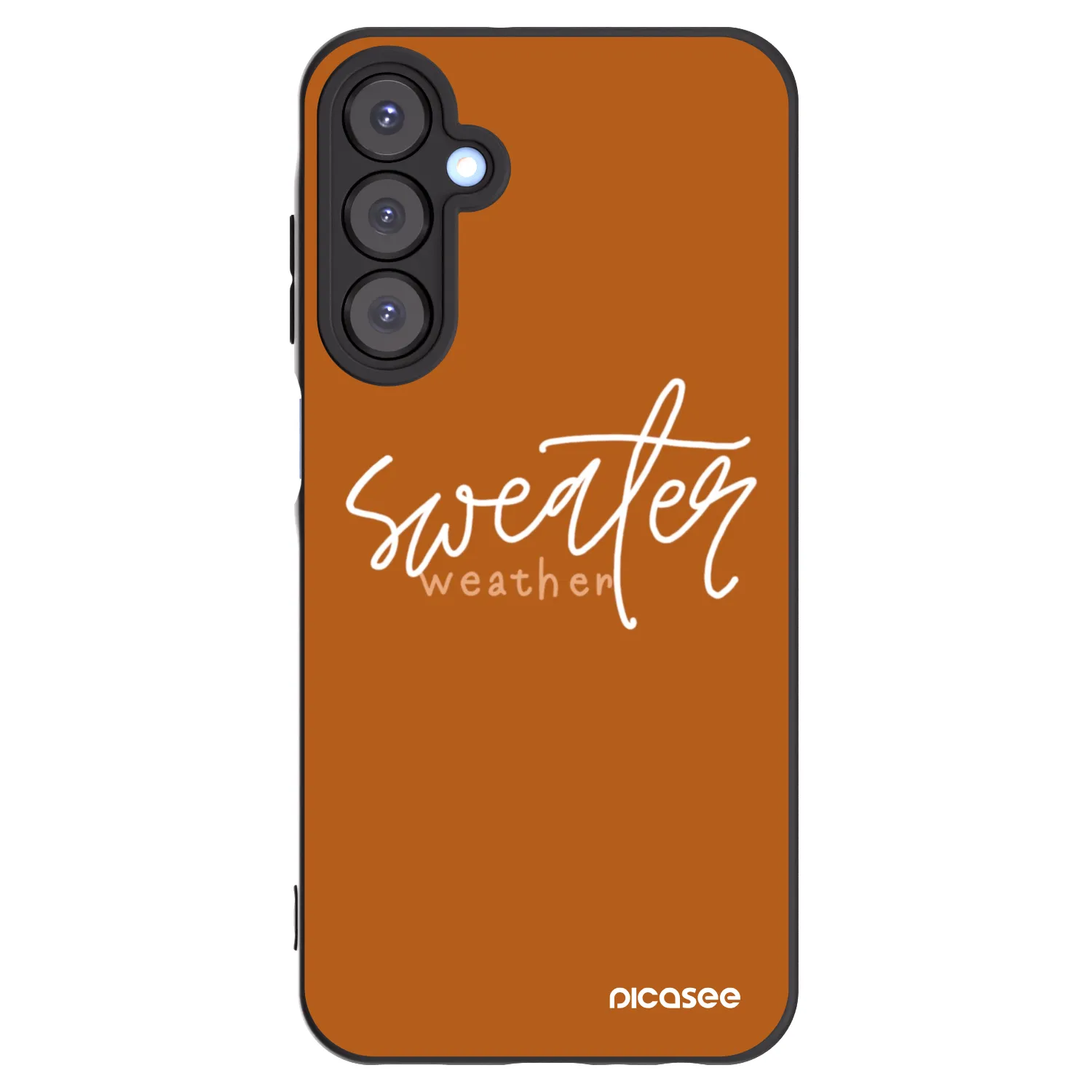 Picasee husă neagră din silicon pentru Samsung Galaxy A25 A256B 5G - Sweater weather