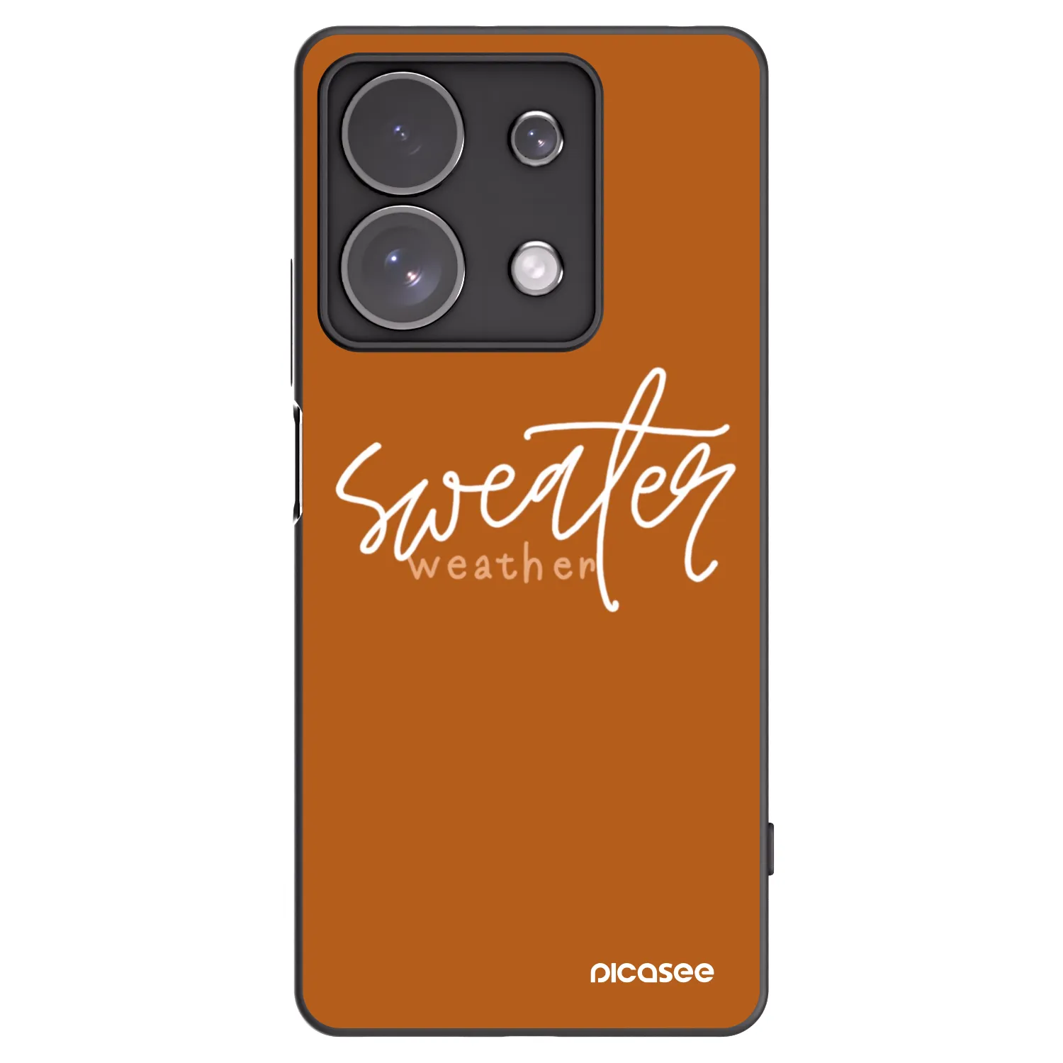 Picasee husă neagră din silicon pentru Xiaomi Redmi Note 13 Pro 4G - Sweater weather
