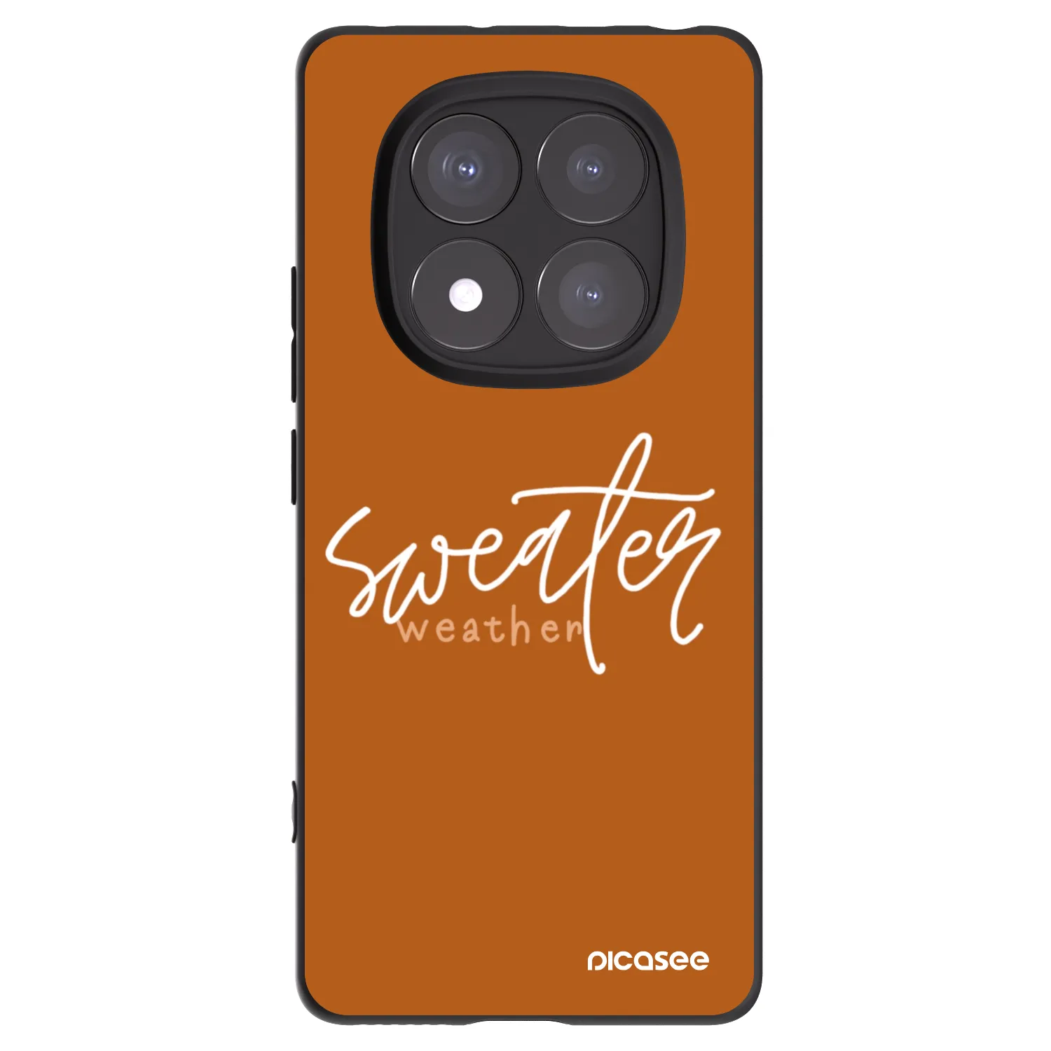 Picasee husă neagră din silicon pentru Xiaomi Redmi Note 14 Pro 5G - Sweater weather