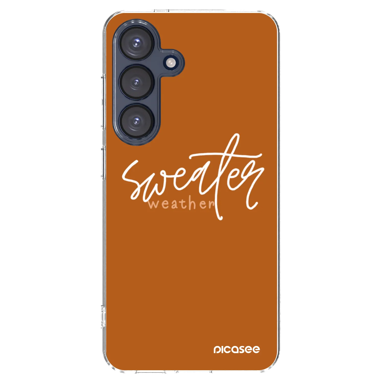 Picasee husă transparentă din silicon pentru Samsung Galaxy S25 5G - Sweater weather