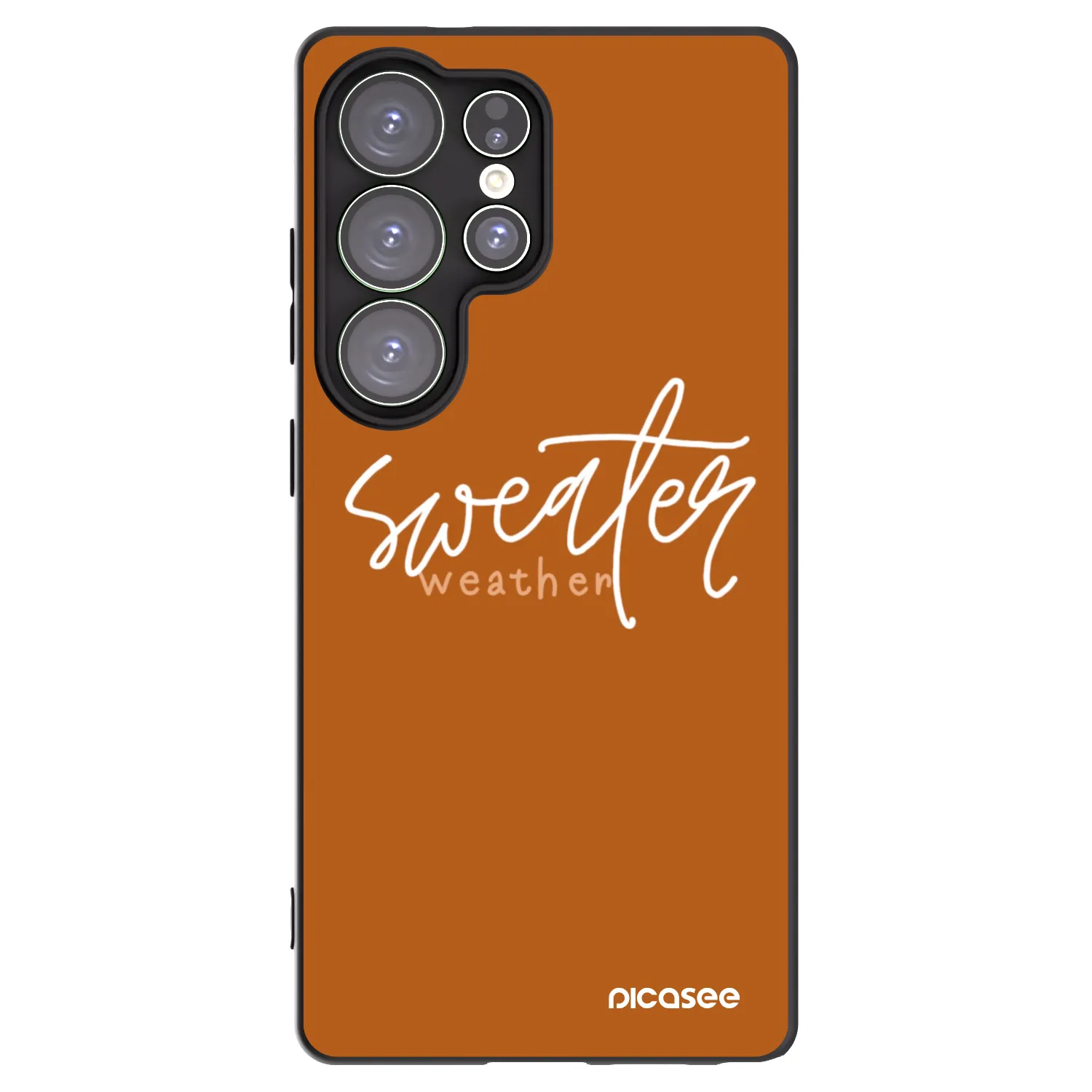 Picasee husă neagră din silicon pentru Samsung Galaxy S25 Ultra 5G - Sweater weather