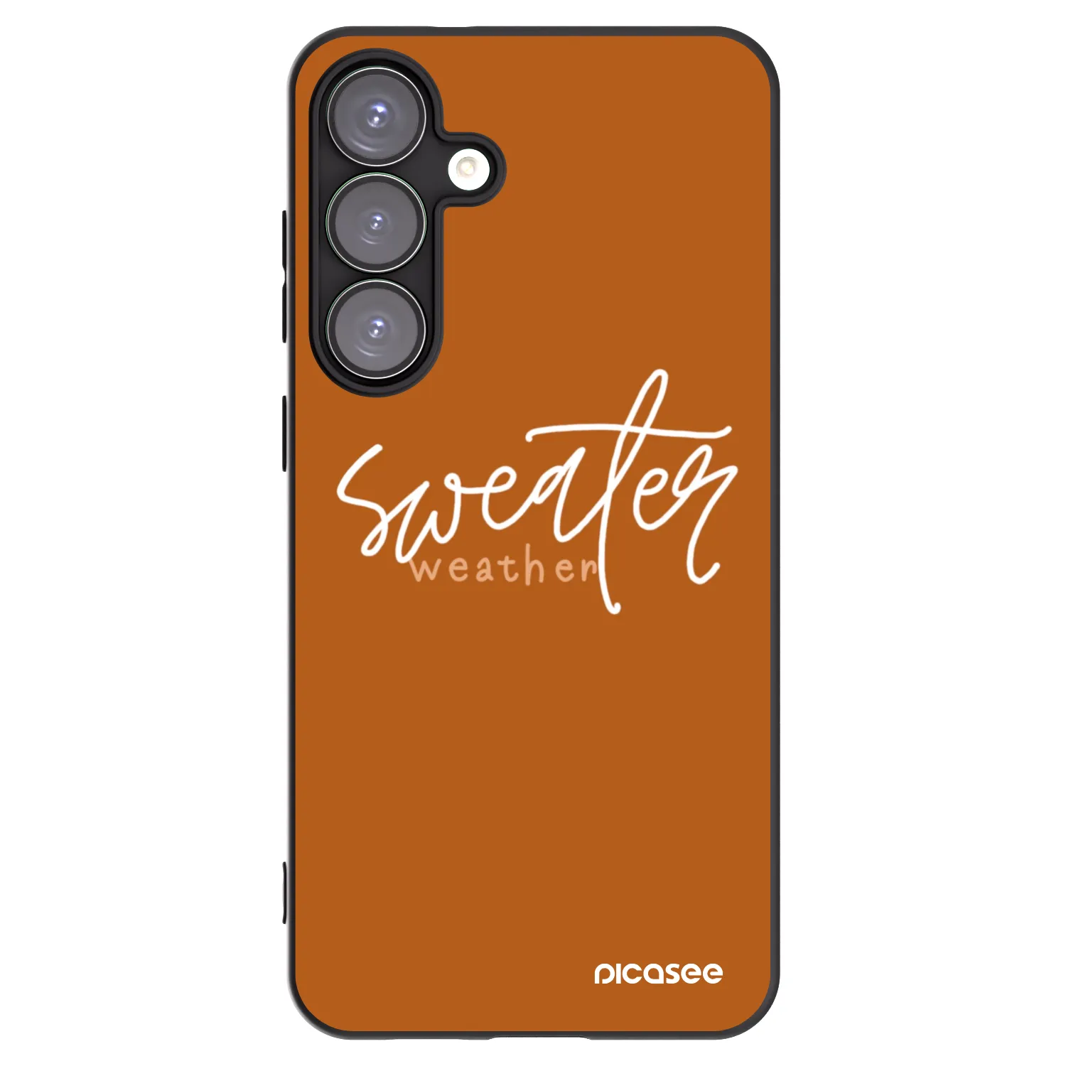 Picasee husă neagră din silicon pentru Samsung Galaxy S25+ 5G - Sweater weather