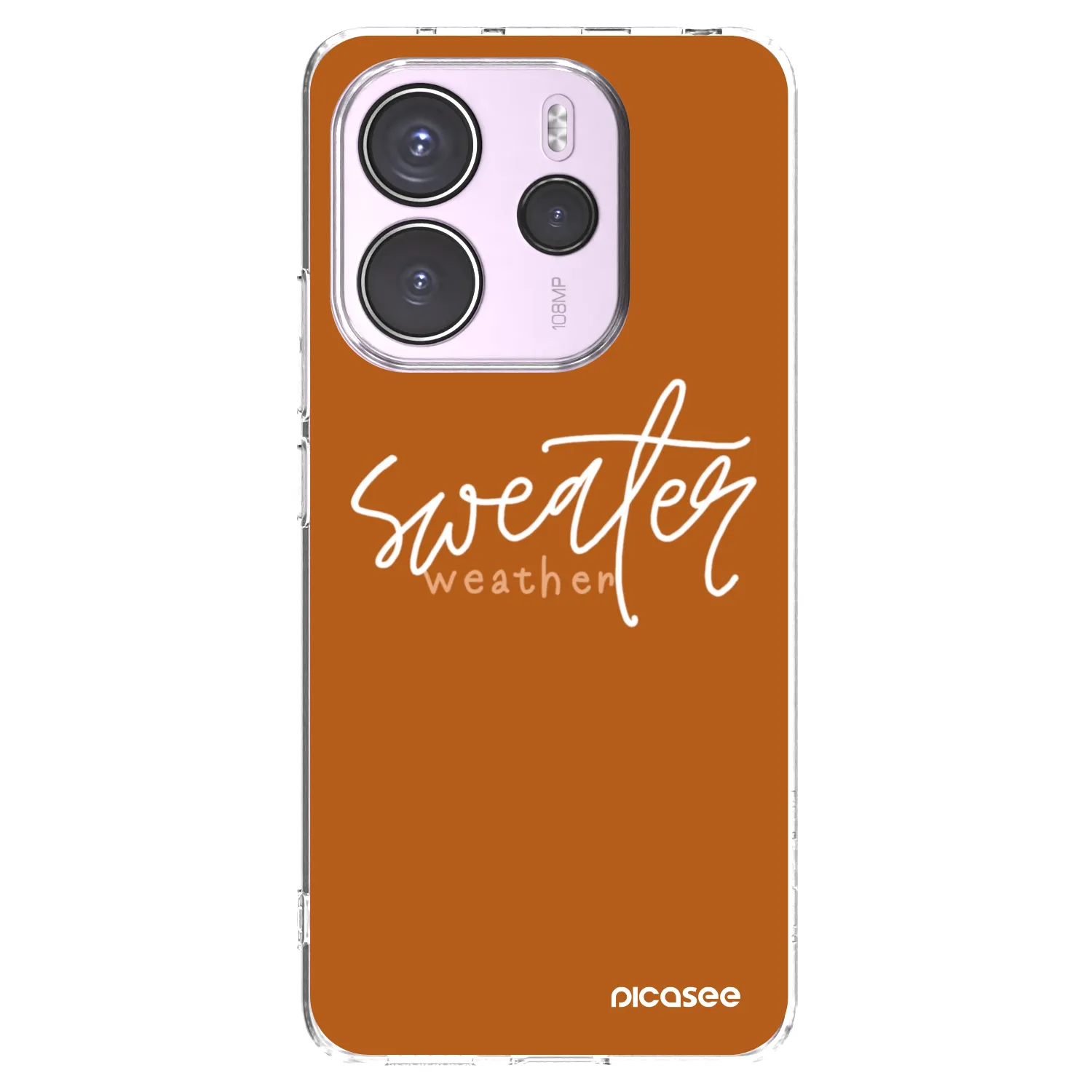 Picasee husă transparentă din silicon pentru Xiaomi Redmi Note 14 4G - Sweater weather