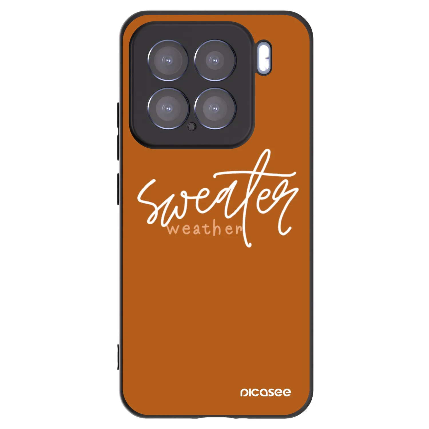 Picasee husă neagră din silicon pentru Xiaomi 15 - Sweater weather