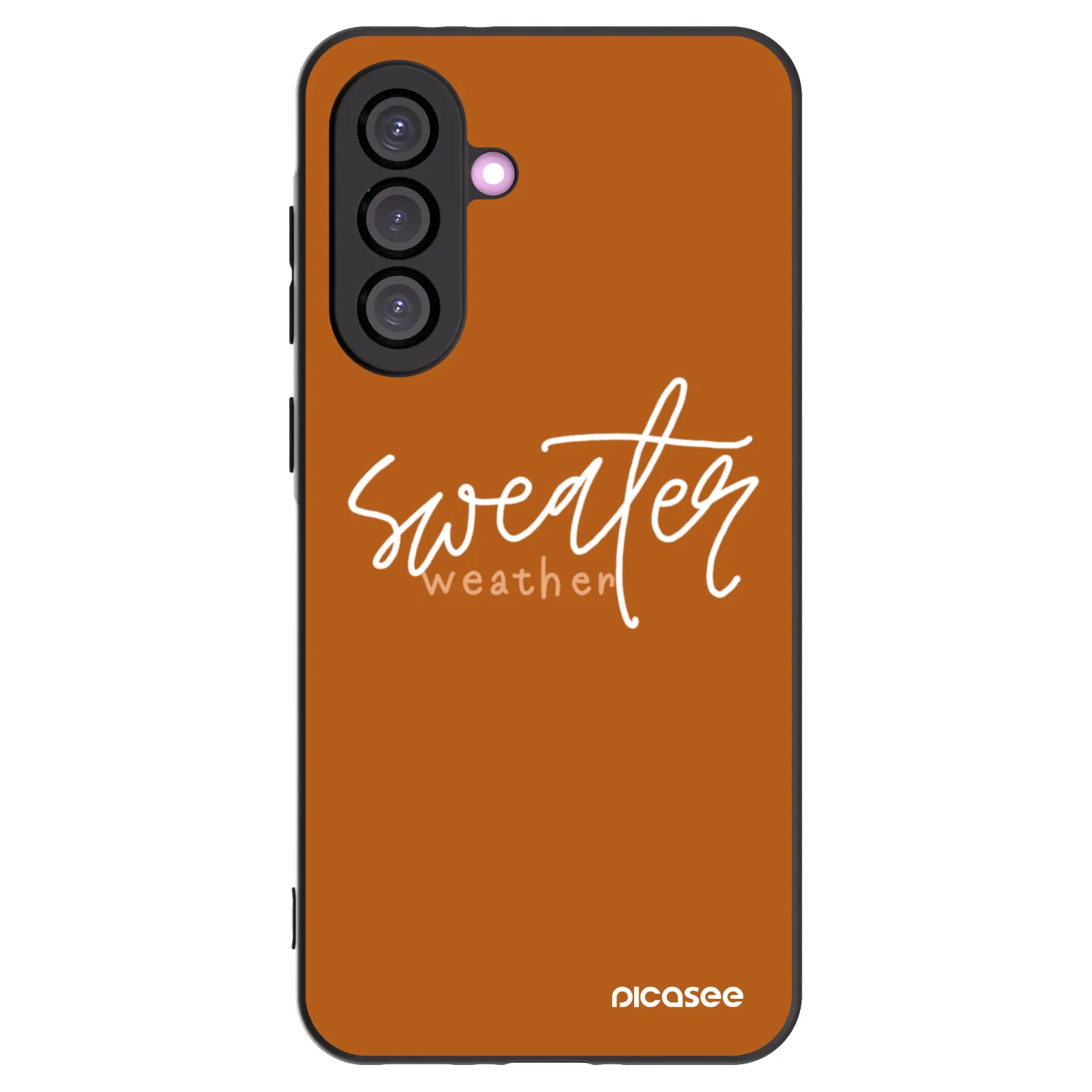 Picasee husă neagră din silicon pentru Samsung Galaxy A36 5G - Sweater weather