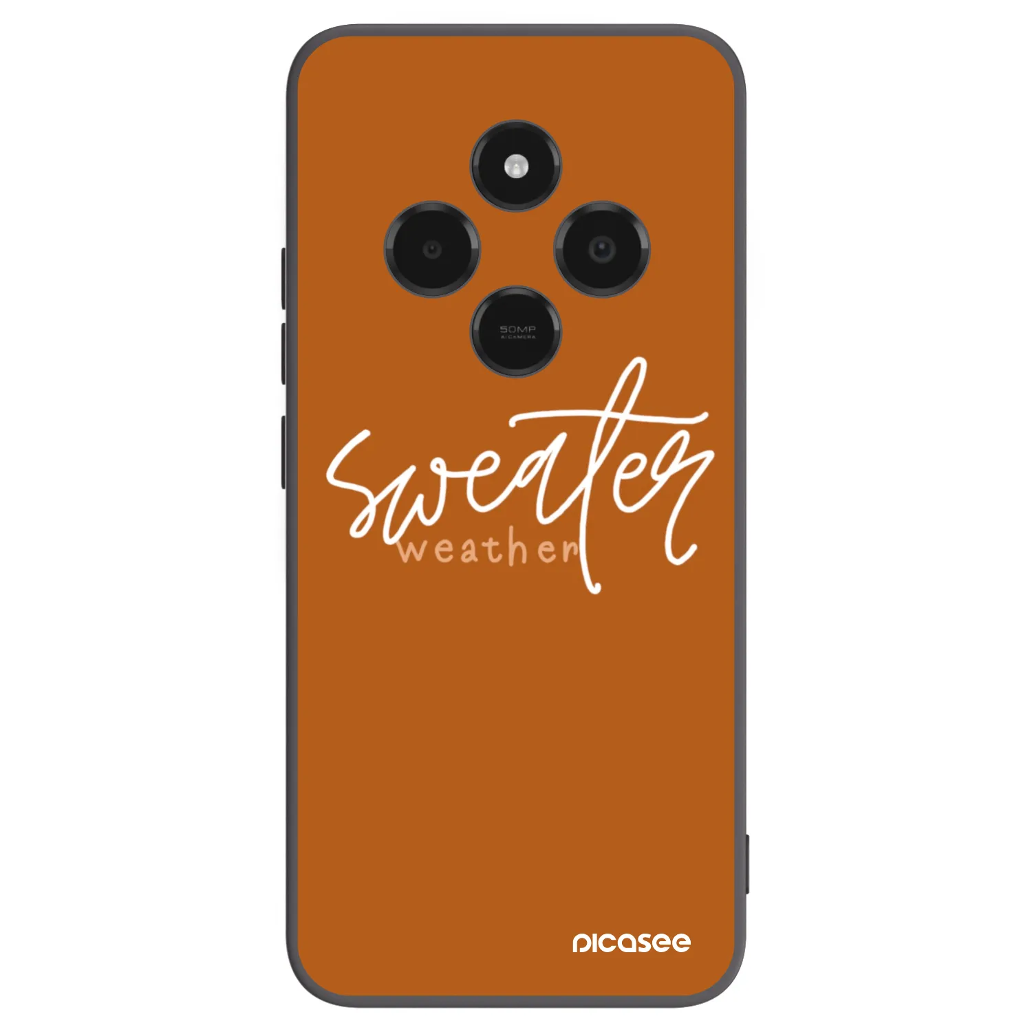 Picasee husă neagră din silicon pentru Xiaomi Poco C75 - Sweater weather