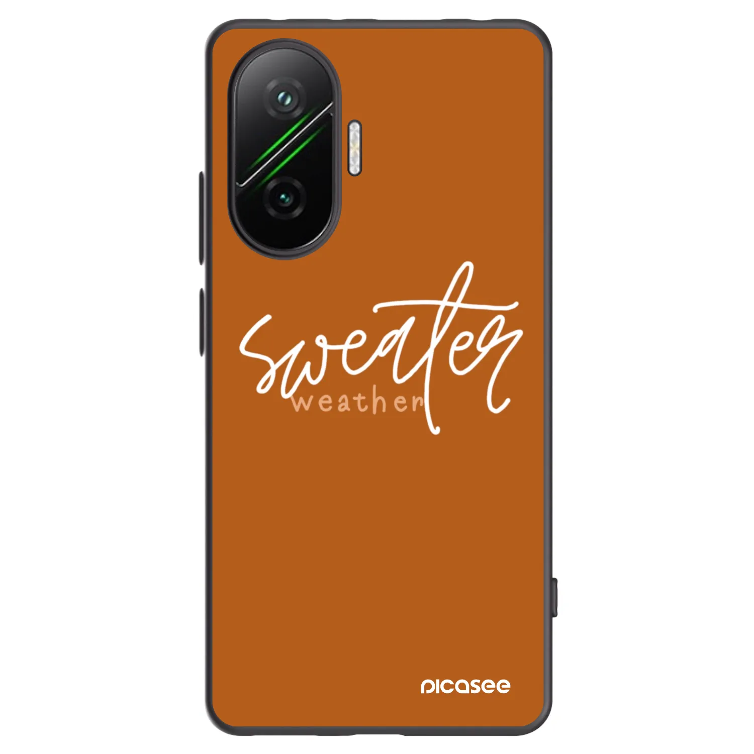 Picasee husă neagră din silicon pentru Xiaomi Poco F7 Pro 5G - Sweater weather