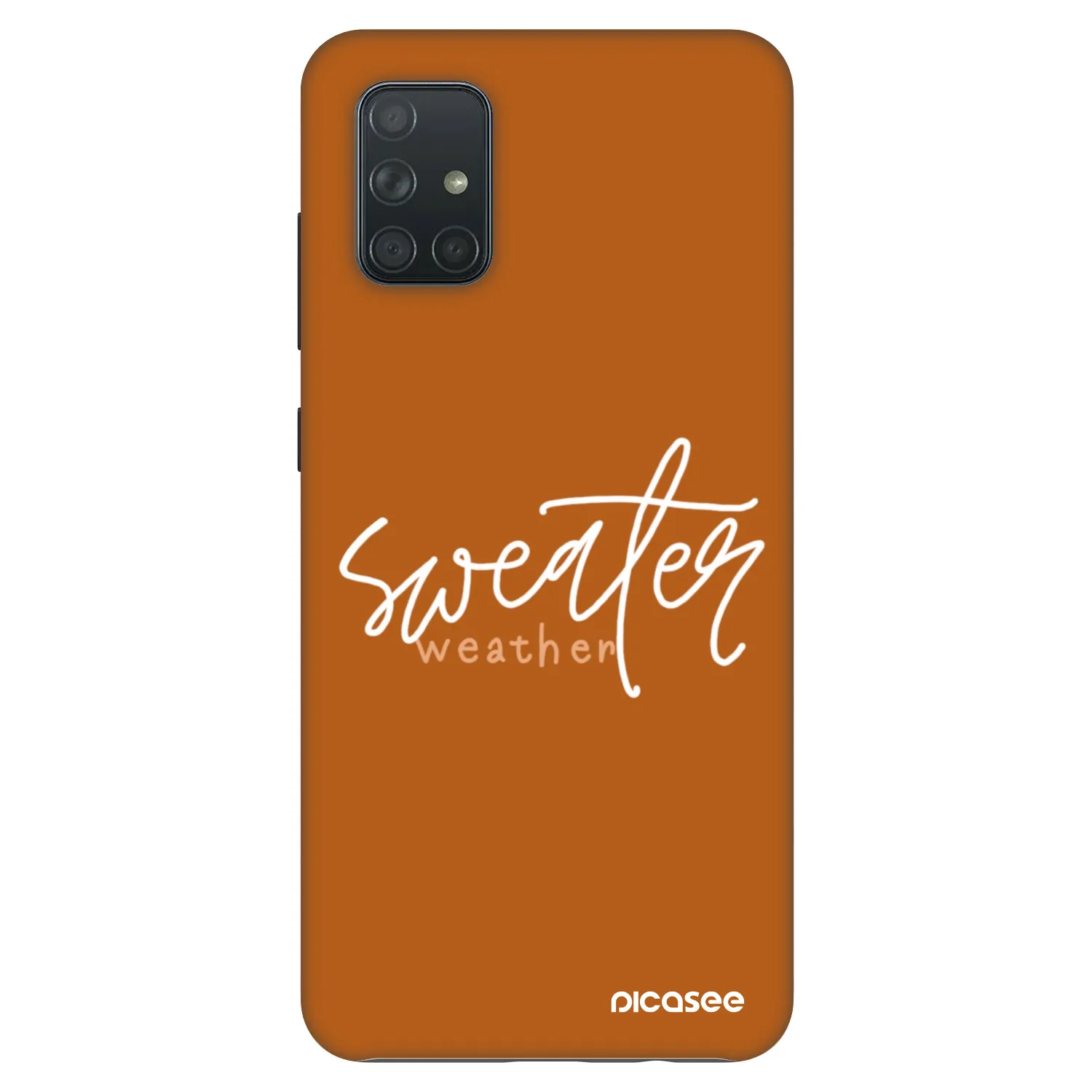 Picasee Fashion Case pentru Samsung Galaxy A71 A715F - Sweater weather