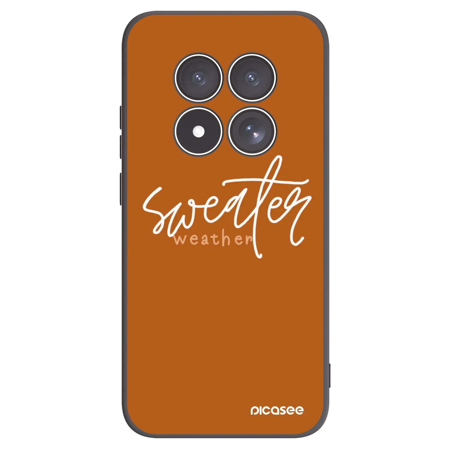 Picasee husă neagră din silicon pentru Xiaomi Redmi Note 15 Pro 4G - Sweater weather