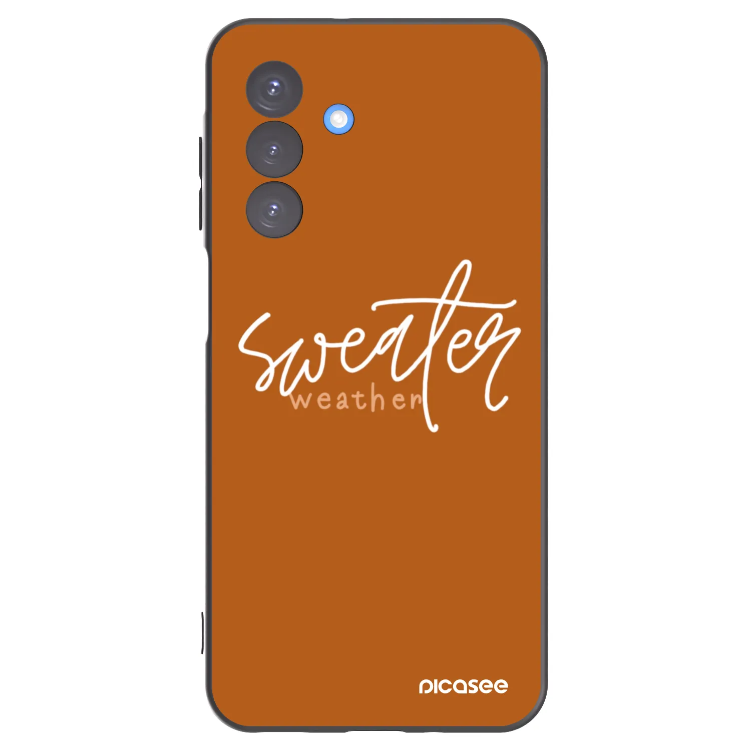 Picasee husă neagră din silicon pentru Samsung Galaxy A17 5G - Sweater weather