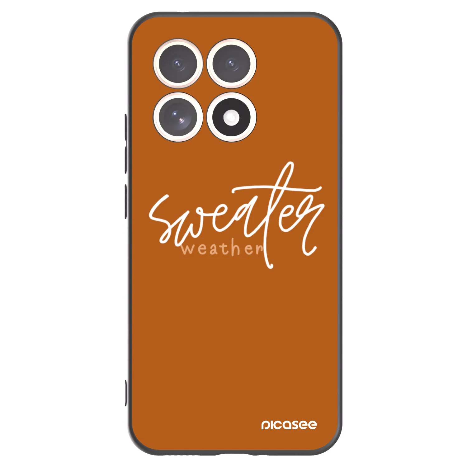 Picasee husă neagră din silicon pentru Xiaomi 15T - Sweater weather