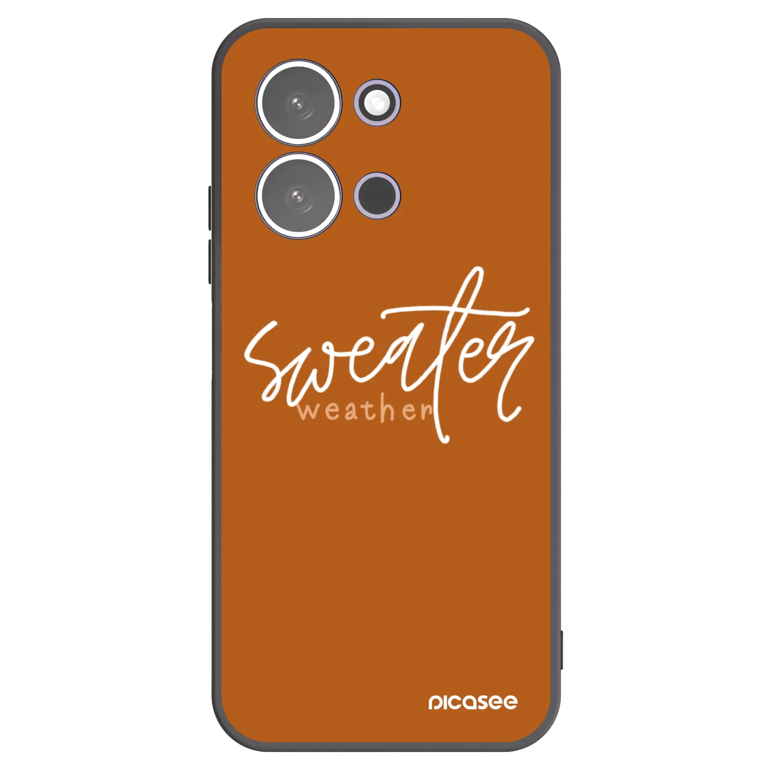 Picasee husă neagră din silicon pentru Xiaomi Redmi 15C 5G - Sweater weather
