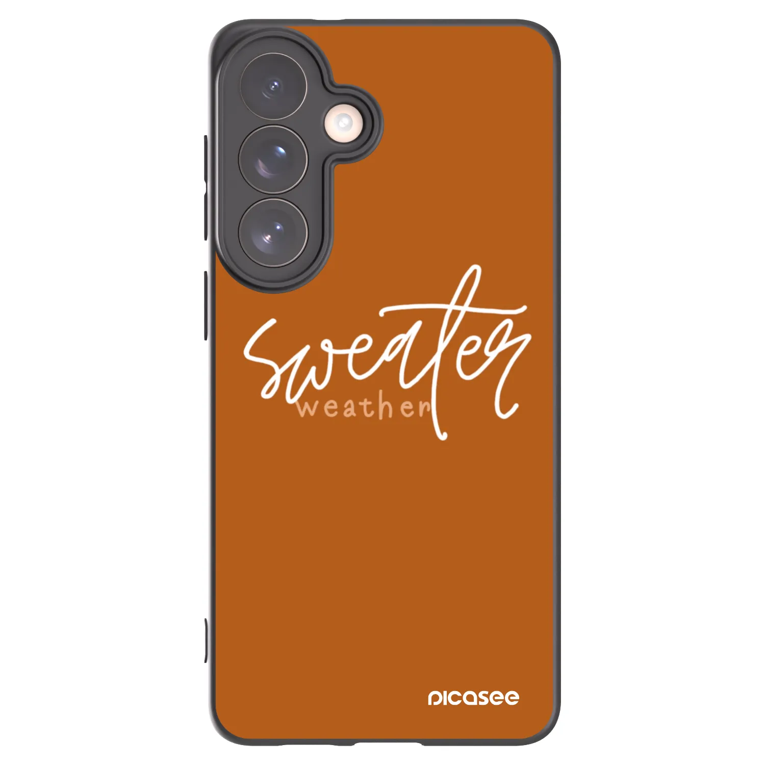 Picasee husă neagră din silicon pentru Samsung Galaxy S26+ - Sweater weather