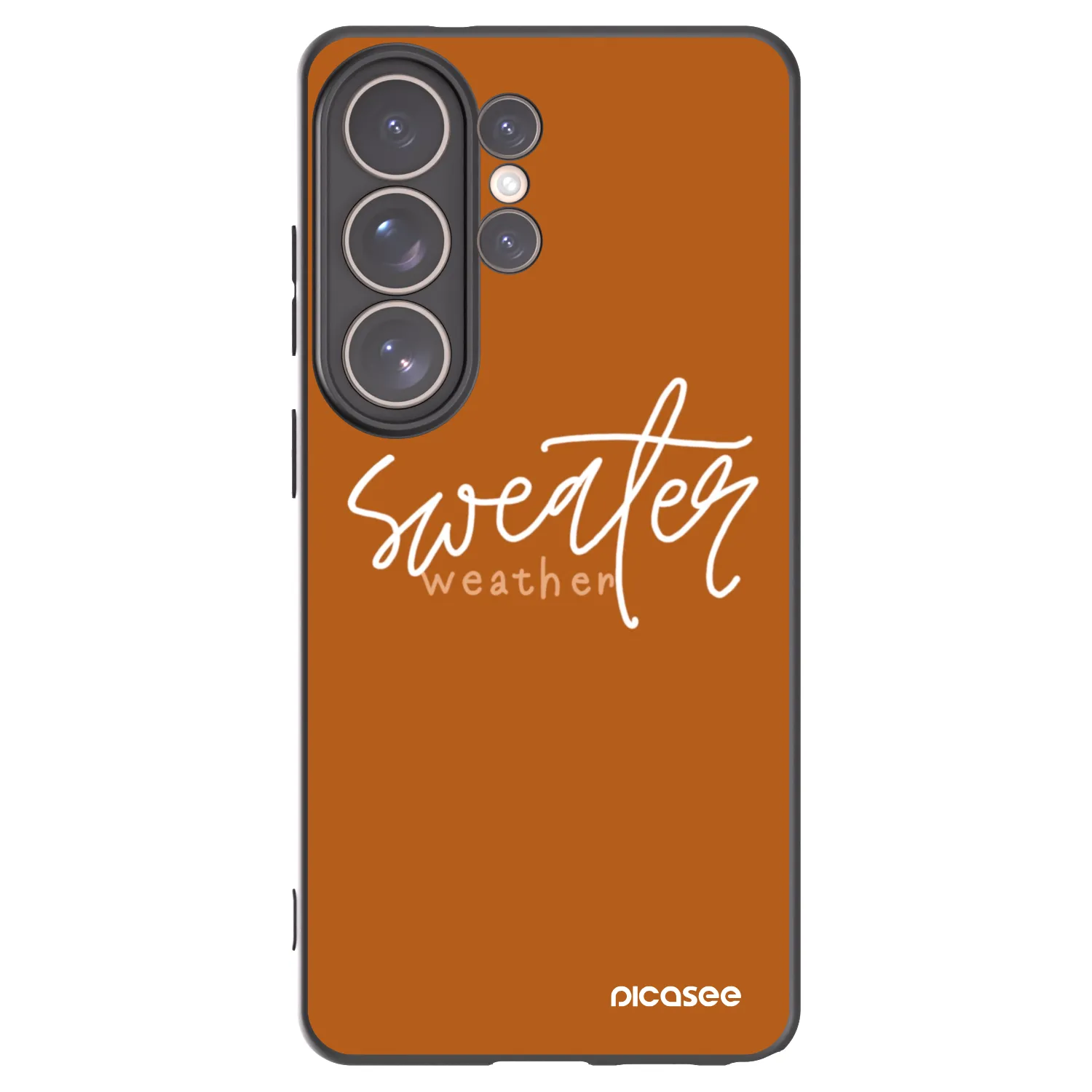 Picasee husă neagră din silicon pentru Samsung Galaxy S26 Ultra - Sweater weather