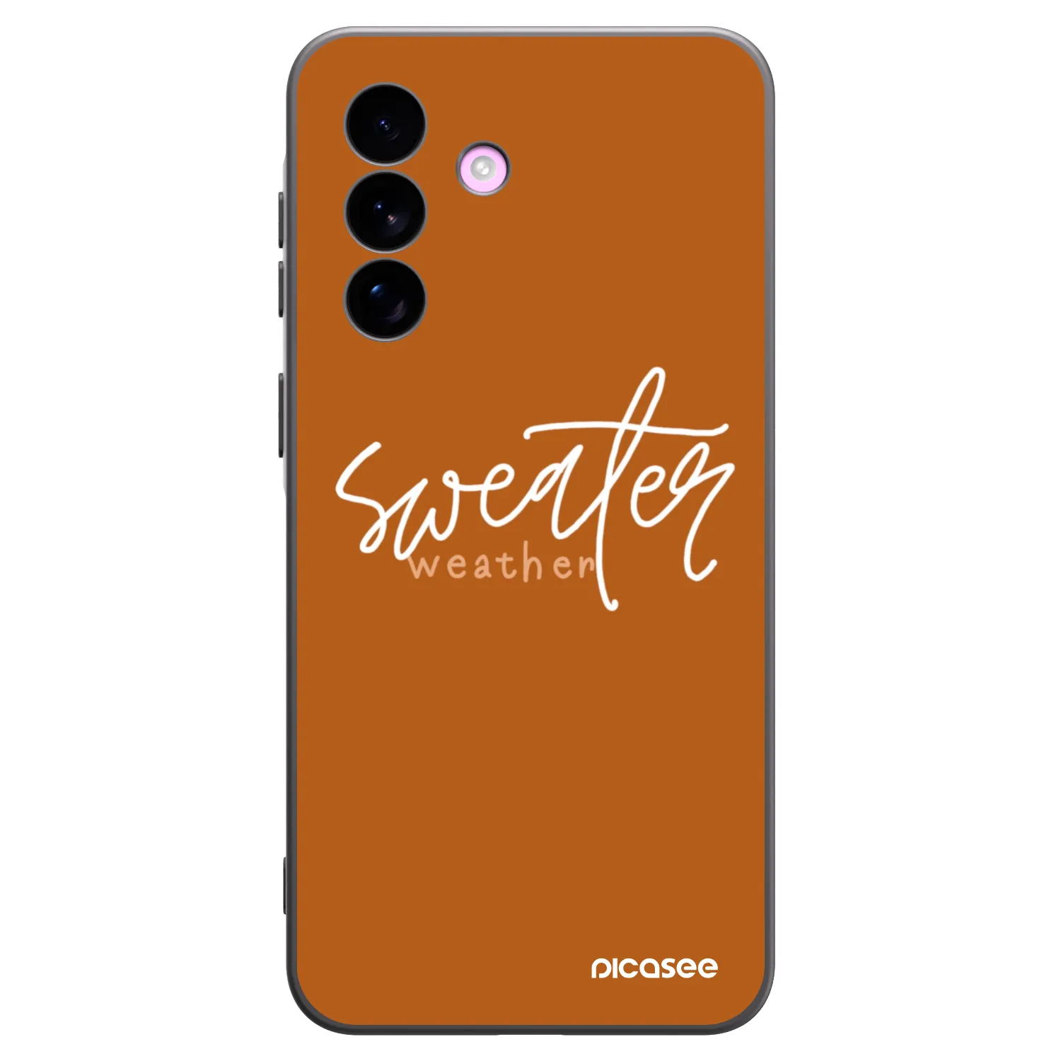Picasee husă neagră din silicon pentru Samsung Galaxy A57 5G - Sweater weather