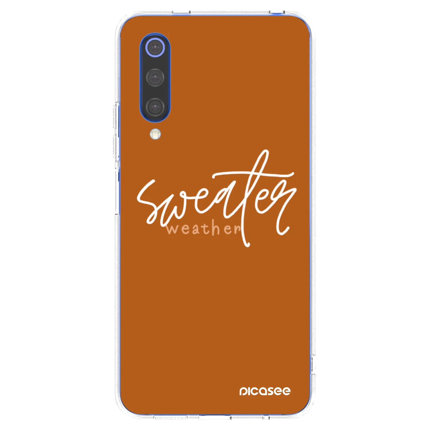Picasee husă transparentă din silicon pentru Xiaomi Mi 9 SE - Sweater weather