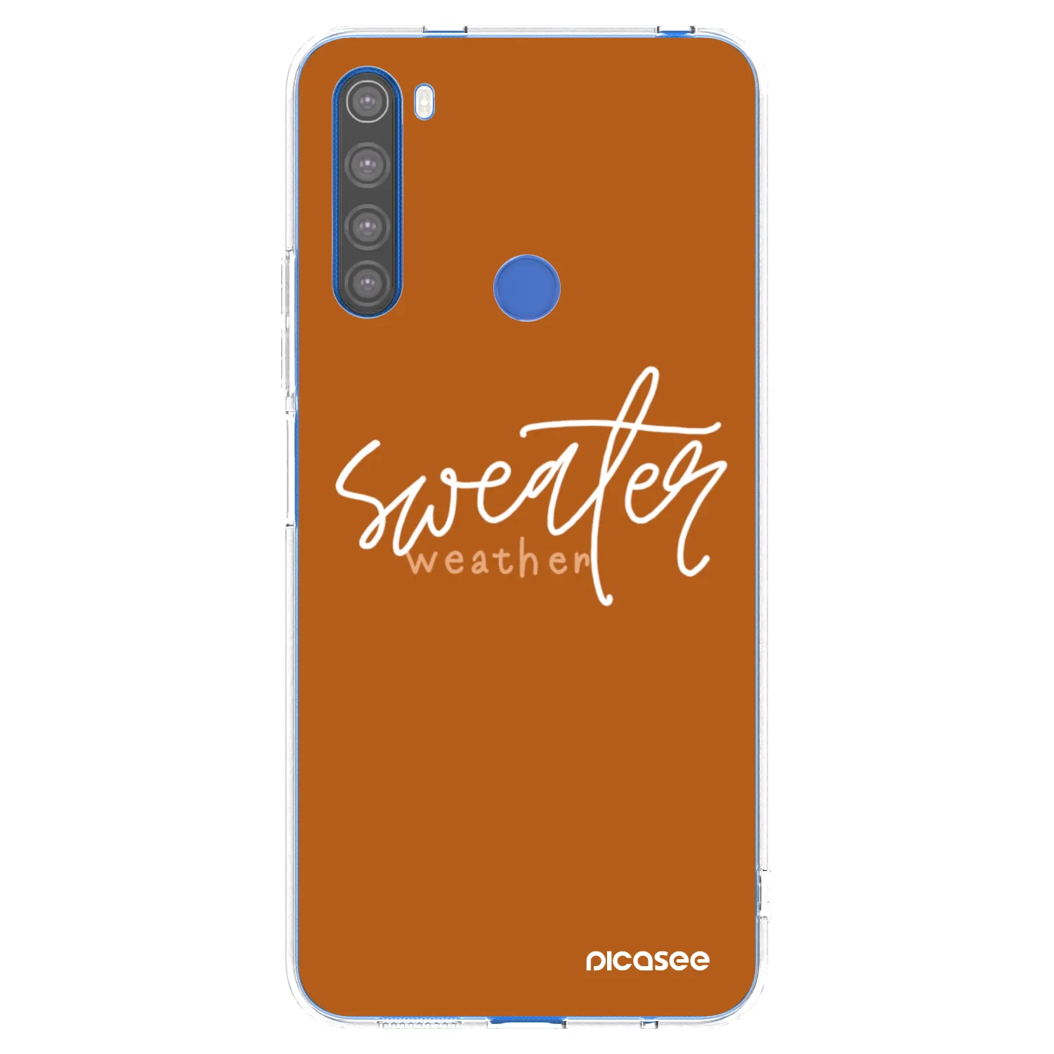 Picasee husă transparentă din silicon pentru Xiaomi Redmi Note 8T - Sweater weather