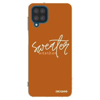 Picasee husă transparentă din silicon pentru Samsung Galaxy A12 A125F - Sweater weather