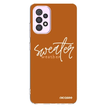 Picasee husă transparentă din silicon pentru Samsung Galaxy A32 5G A326B - Sweater weather