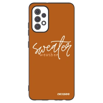 Picasee husă neagră din silicon pentru Samsung Galaxy A32 5G A326B - Sweater weather
