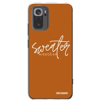 Picasee husă transparentă din silicon pentru Xiaomi Redmi Note 10S - Sweater weather