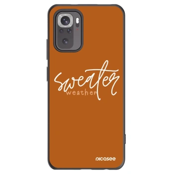 Picasee husă neagră din silicon pentru Xiaomi Redmi Note 10S - Sweater weather