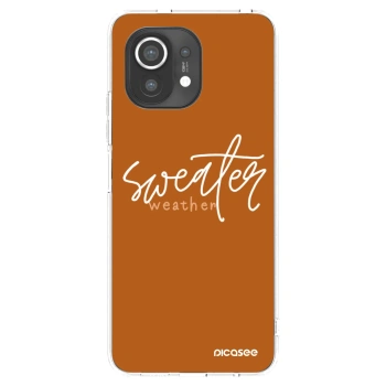Picasee husă transparentă din silicon pentru Xiaomi Mi 11 - Sweater weather