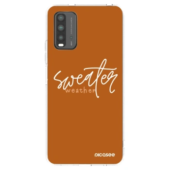 Picasee husă neagră din silicon pentru Xiaomi Redmi 9T - Sweater weather