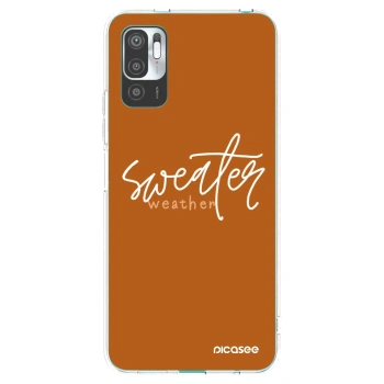 Picasee husă transparentă din silicon pentru Xiaomi Redmi Note 10 5G - Sweater weather